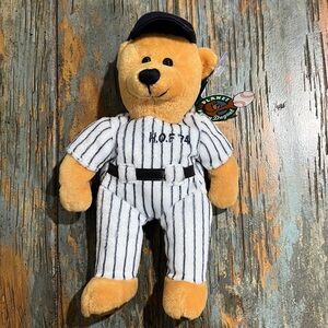 ⚾️ NWT Vintage N.Y. YANKEES Mickey Mantle H.O.F. '74 Planet Plush Bear 1999